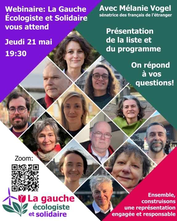 Webinaire de présentation de la liste